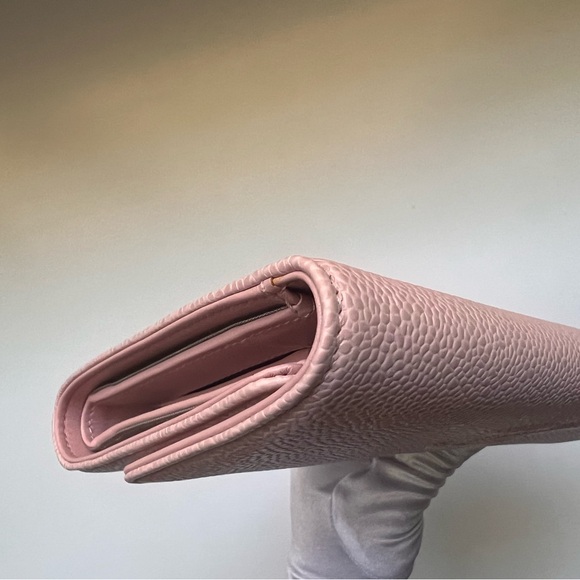 🔥CHANEL Caviar Timeless CC Large Gusset Flap Wallet in Rose Pale - Picture 4 of 16